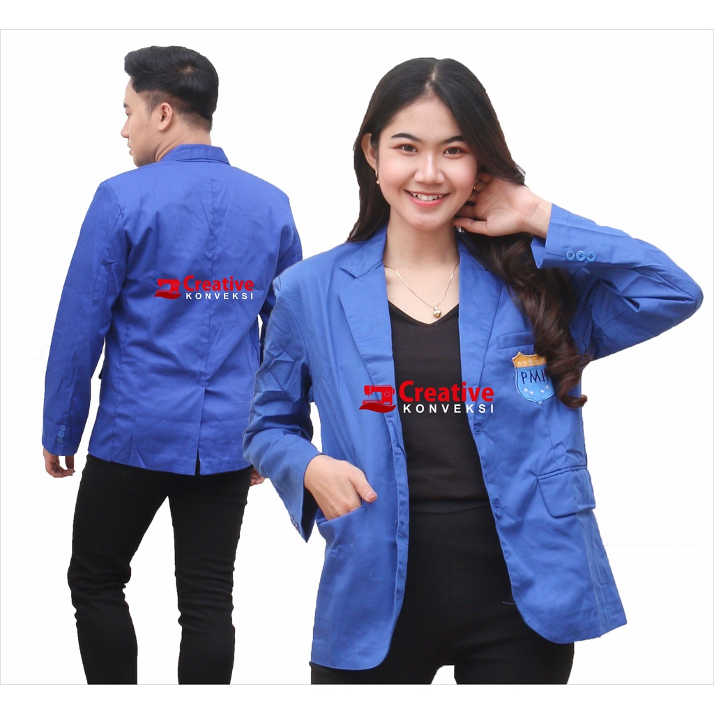 Jual (BISA TAMBAH BORDIR) JAS SERAGAM ALMAMATER ALMET PMII PREMIUM/ JAS ...