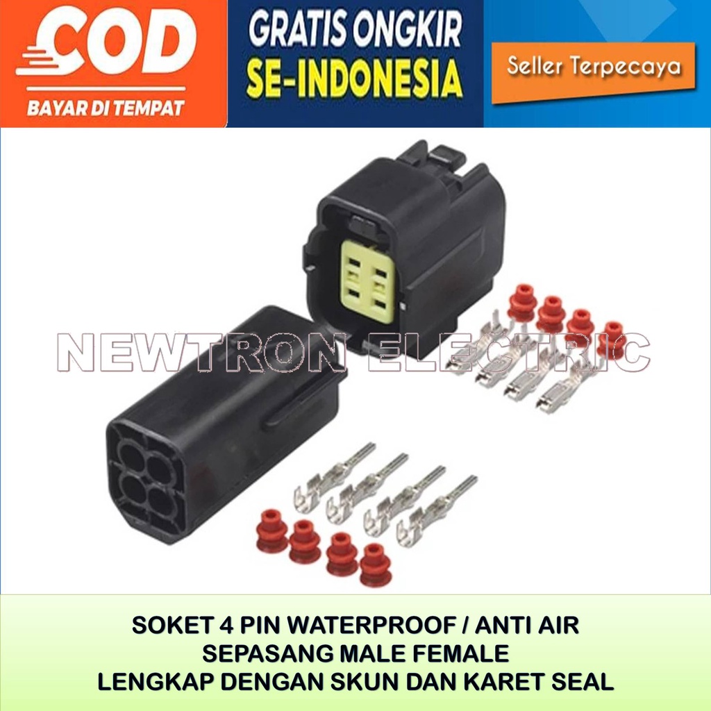Jual Soket Connector Oxygen Sensor O2 Kia Spectra Carnival - Anti Air 4 ...
