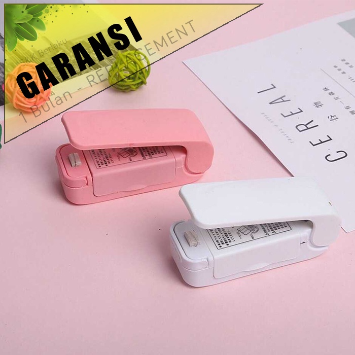 Jual [COD] Mini Hand Heat Sealer Staples Plastik Mudah Digunakan Press