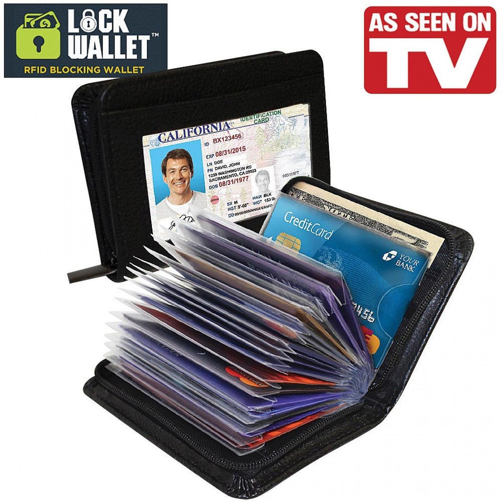 Jual Block Wallet Dompet Kartu Kredit Secure RFID Blocking Antui Thief ...