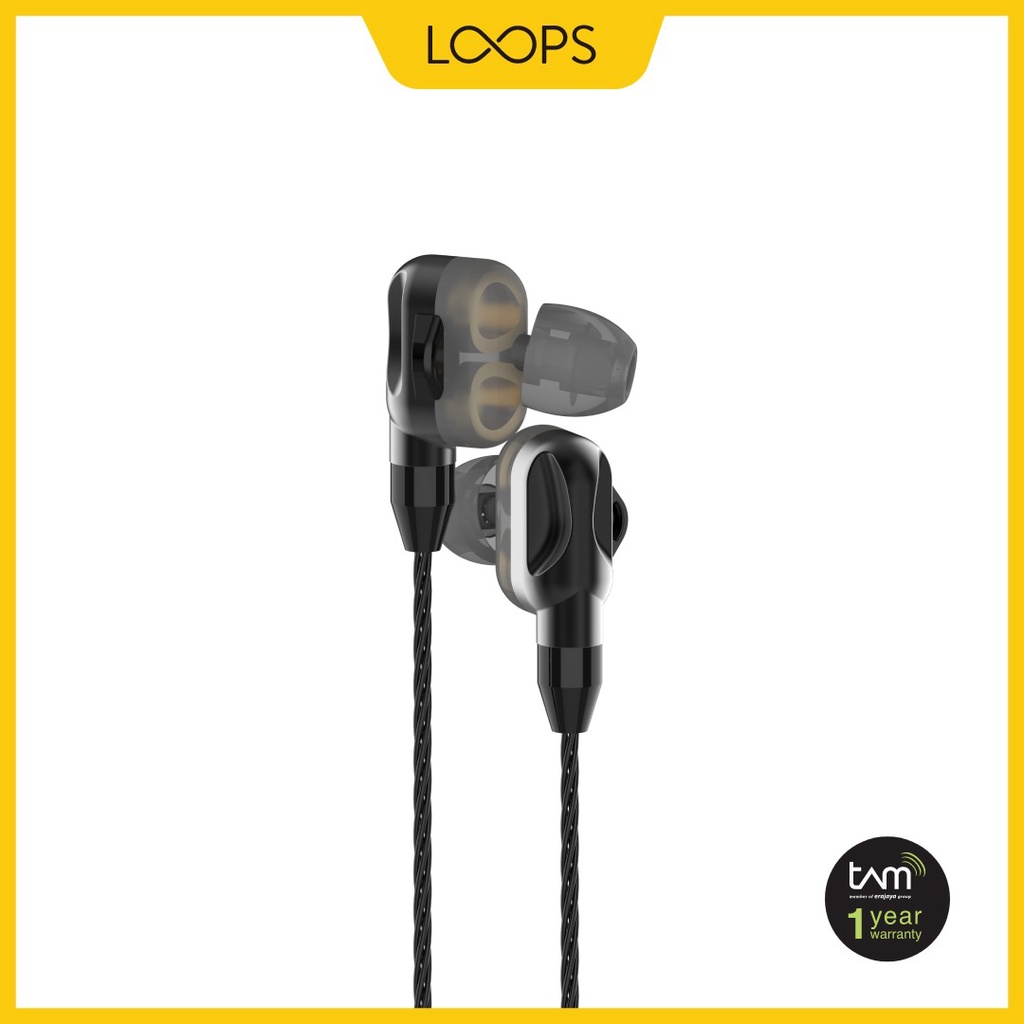 Jual LOOPS In Ear Earphone Pro W2 Black | Shopee Indonesia