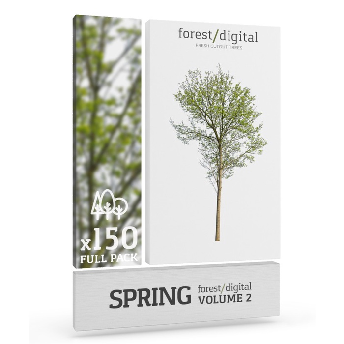 Jual Photoshop Library Forest/Digital Tree Volume 2 150 Cut Out Trees ...