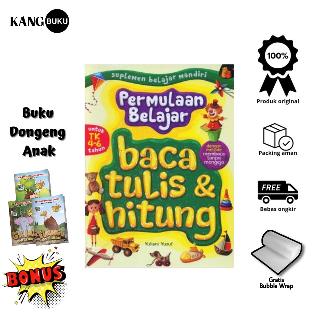 Jual BUKU CALISTUNG ANAK TK & PAUD - PERMULAAN BELAJAR BACA TULIS ...