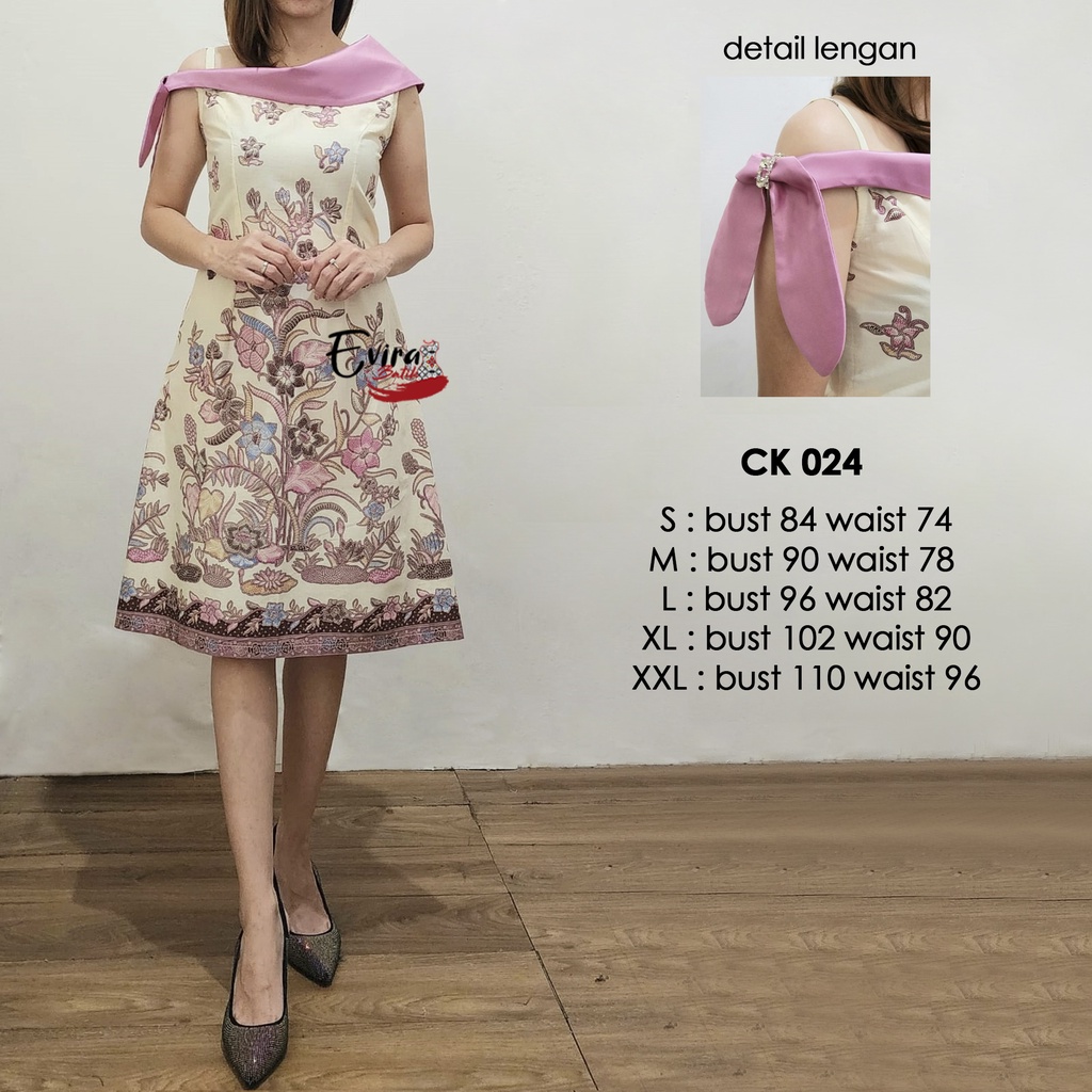 Jual Dress Batik Wanita Modern / Dress Batik Keren / Dress Batik