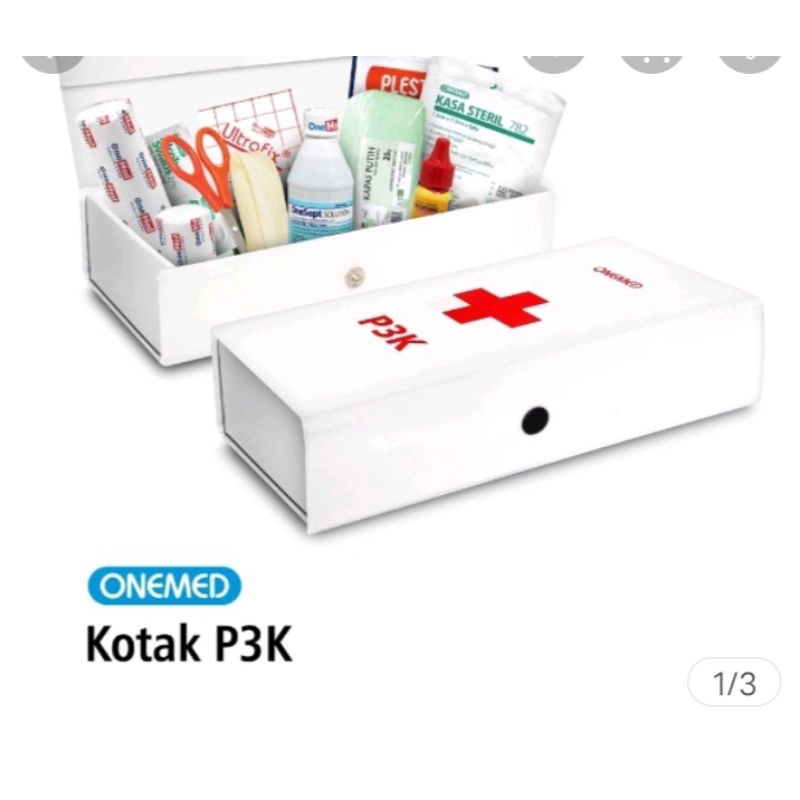 Jual Kotak P3K Onemed Lengkap Dengan Isinya Shopee Indonesia