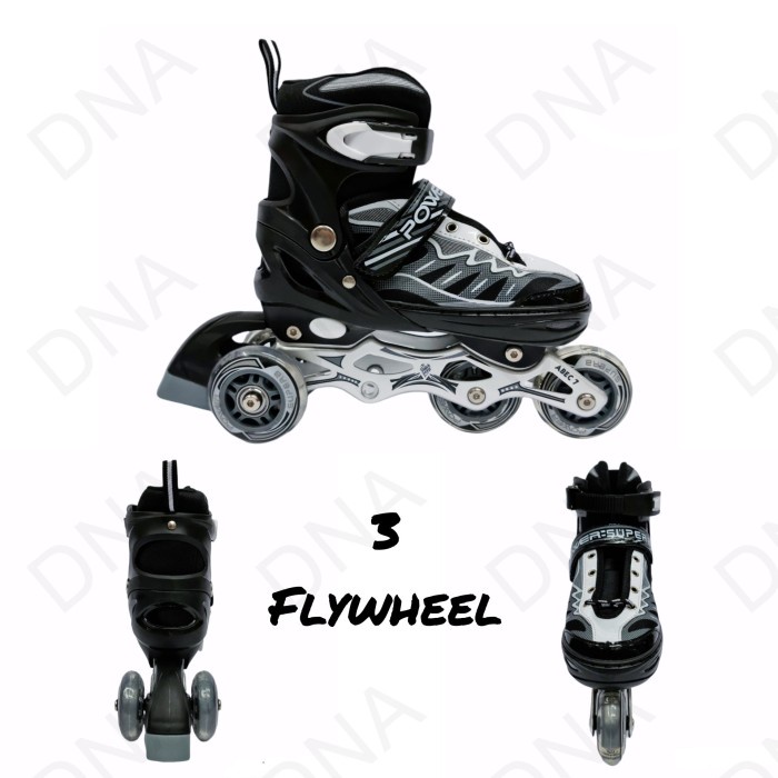 Jual Sepatu Roda Power Superb Bajaj Hitam (+ Baut Bajaj) | Shopee Indonesia