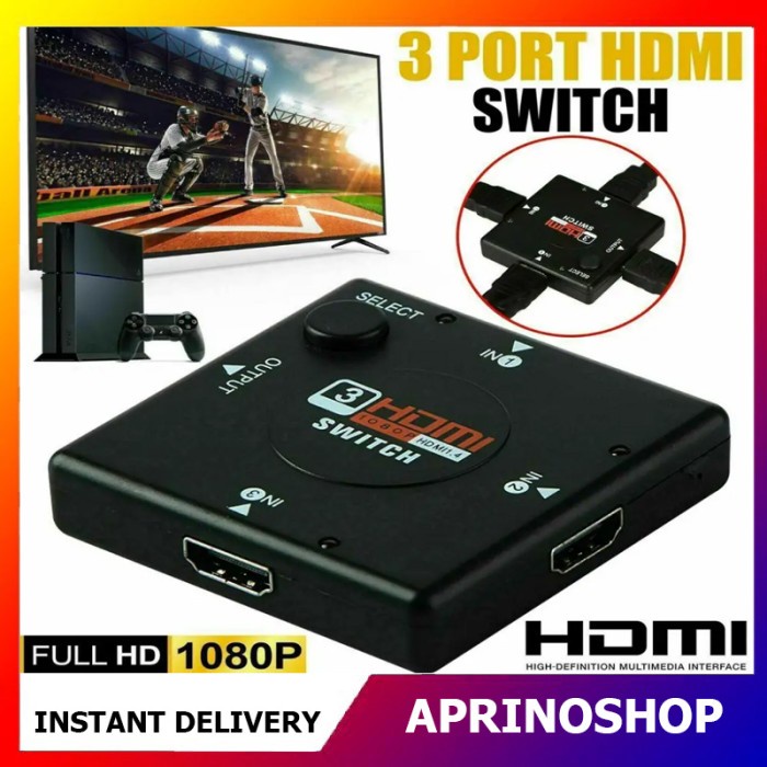 FULL HD HDMI Splitter Amplifier Repeater 1080p 4K 4 Port Hub 3D 1 In 4 - Foto 14
