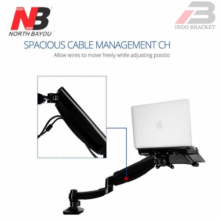 Jual Bracket Laptop bracket note book full motion North Bayou 1 Set ...