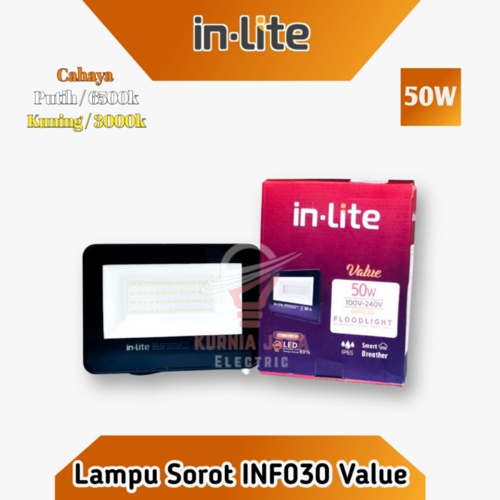 Jual Terlaris Inlite Lampu Floodlight Smd Inf030 50W Sorot Tembak Putih ...