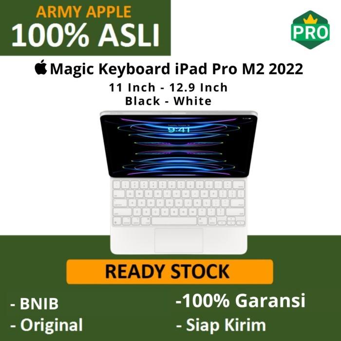 Jual Terlaris Keyb Apple Magic Keyboard For Ipad Pro 2022 M2 6Th Gen 12 ...