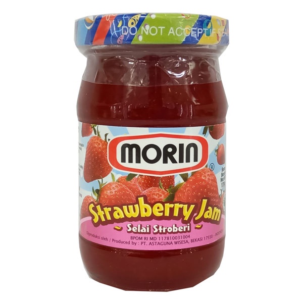 Jual MORIN STRAWBERRY JAM 12 X 170 GR - SELAI | Shopee Indonesia