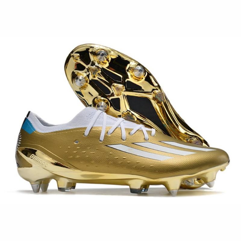 Jual Sepatu Bola Adidas X Speedportal 1 Messi Gold Metallic Sg Pull