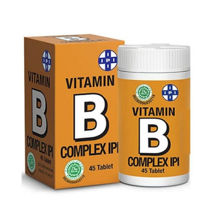 Jual Vitamin B Complex IPI Isi 45 Tablet Vit Multivitamin Komplek ...