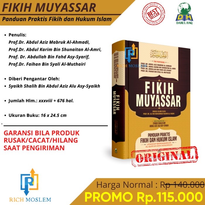 Jual Kitab Fikih Muyassar Buku Panduan Fiqih Dan Hukum Islam Lengkap