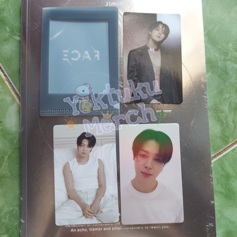 Jual POB Face Weverse Jimin Hologram & Dada, Photocard frame, LHolder