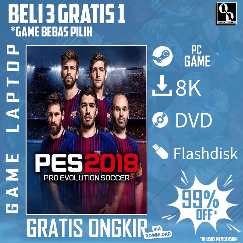 Jual PRO EVOLUTION SOCCER 2018 - Link Download Otomatis - Download ...