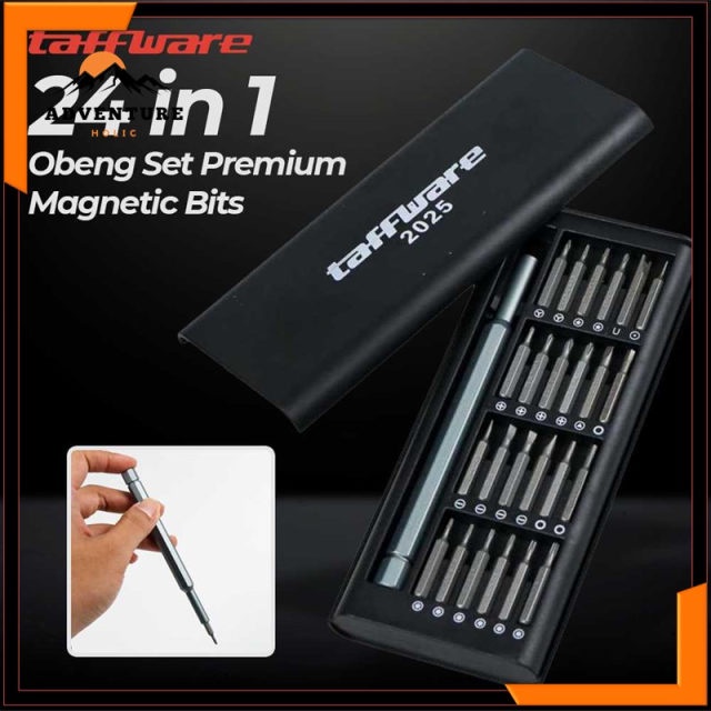 Jual Taffware Obeng Set Premium Magnetic Bits 24 in 1 - 2025 - AHPR ...