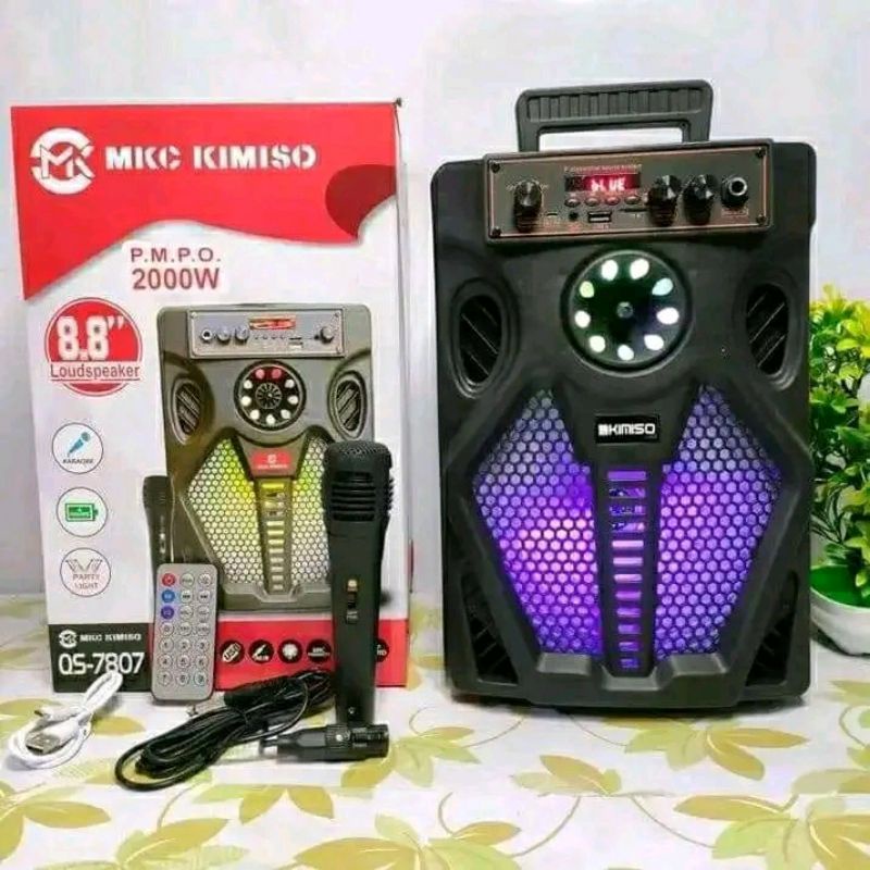 Kit Haut-parleur Bluetooth Kimiso QS5807 Avec Support Tripied main image 0