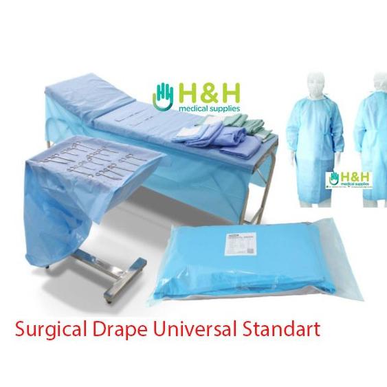 Jual Surgical Drape Universal Standart Sterile / Alas Meja Operasi