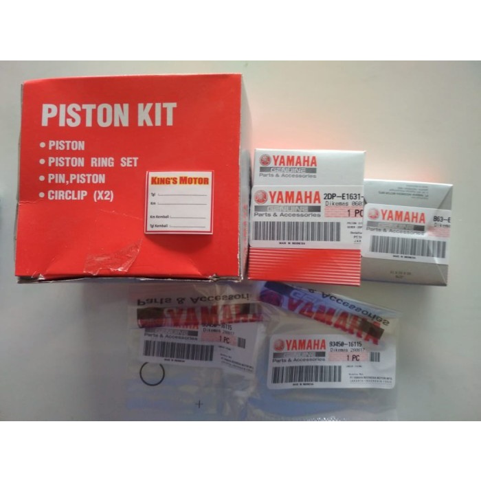 Jual PISTON SEHER KIT NMAX AEROX 155 2DP WE160 ASLI YAMAHA ORIGINAL YGP