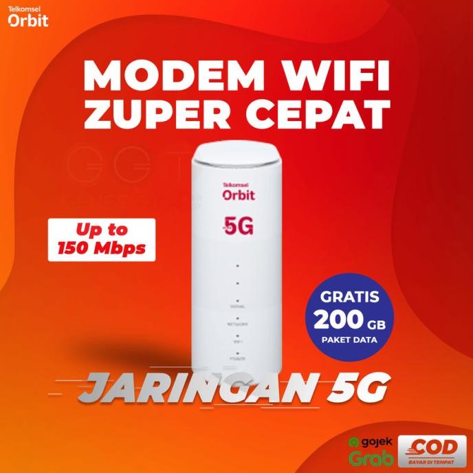 Jual Telkomsel Orbit Turbo 5G Modem Wifi Super Cepat / Modem Orbit 5G