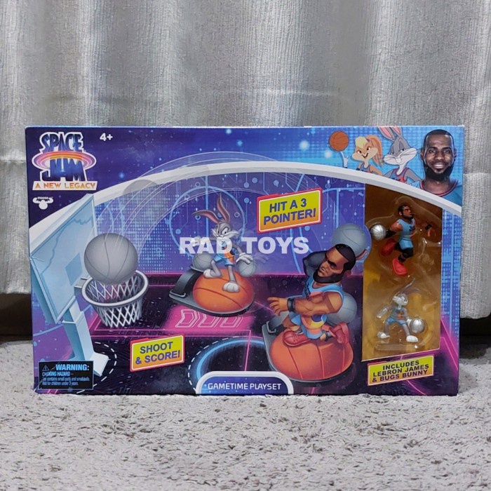 Jual Gametime Playset Lebron James & Bugs Bunny Space Jam Legacy Moose ...