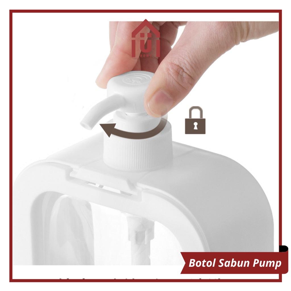 Jual UNISO - BOTOL SABUN PUMP DESIGN MINIMALIS 300 ML 500 ML / BOTOL ...
