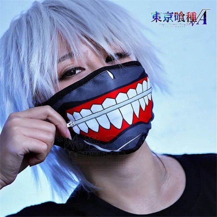 Jual Topeng Masker Mask Tokyo Ghoul Ghost Kaneki Ken New | Shopee Indonesia