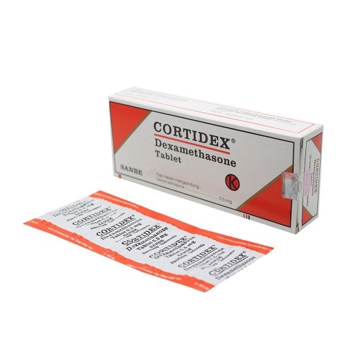 Jual CORTIDEX 0,5 MG 1 STRIP ISI 10 TAB / ANTI INFLAMASI DEXAMETHASONE ...