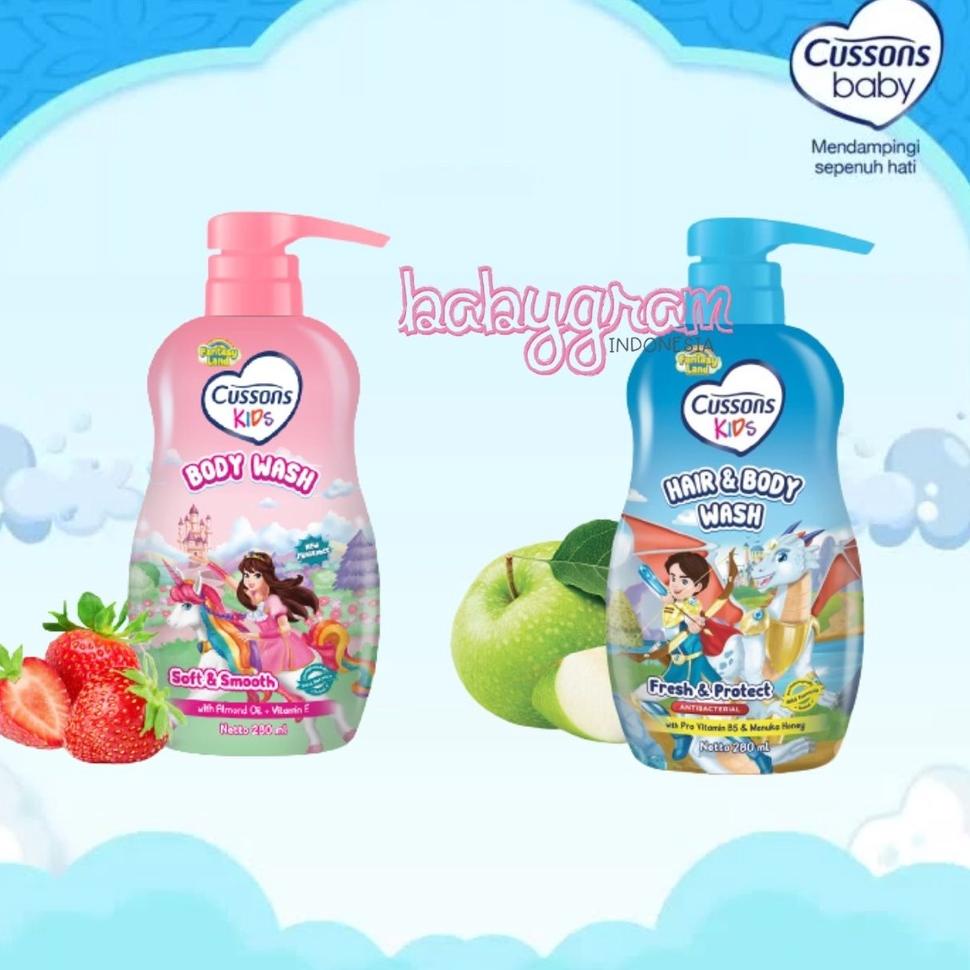 Jual VIRAL !!! Cussons Kids Body Wash Pump 280ml / Kid Cusson Sabun ...