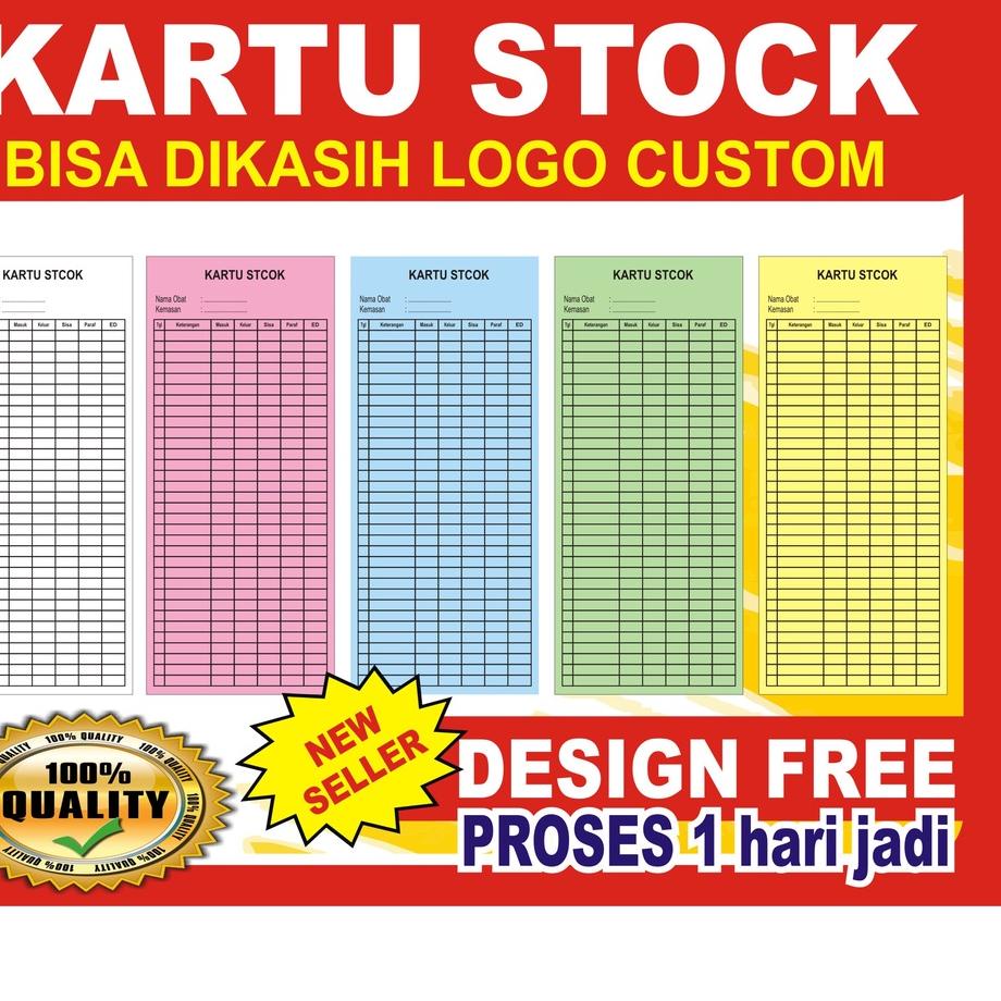 Jual Czdk -19 Kartu Stock / Persediaan Barang, Kartu Iuran, Kartu Absen ...