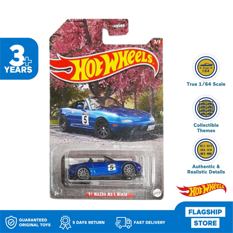 Hot wheels mazda cheap mx 5 miata blue