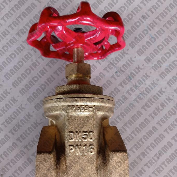 Jual Gate Valve Drat Kuningan 2 Inch (Dn50) / Stop Kran 50Mm | Shopee ...