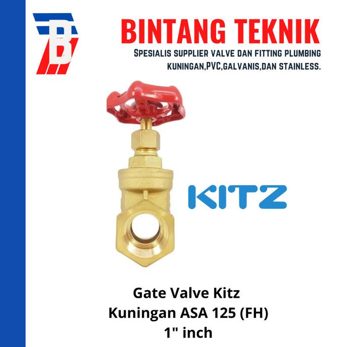 Jual Gate Valve Kitz Kuningan Inch Shopee Indonesia