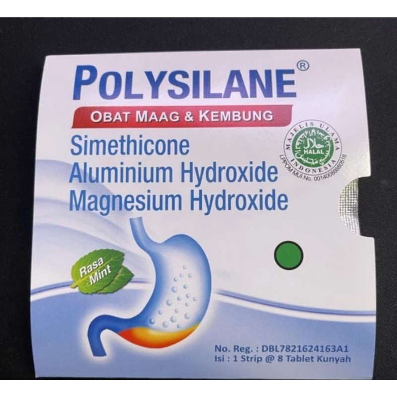 Jual Polysilane Amplop Strip 8 Tablet | Shopee Indonesia