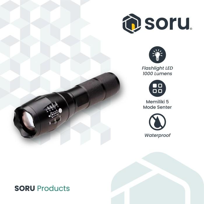 Jual Best Seller Senter Led Flashlight Paket Tactical Cree L2 Super ...