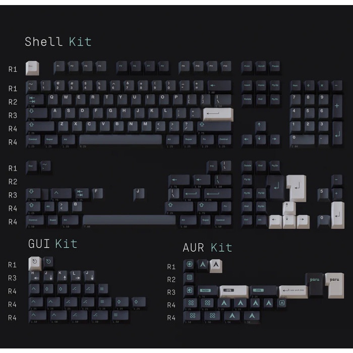 Jual GMK ARCH - GMK Original Keycap Set Cherry Profile ABS DoubleShot ...