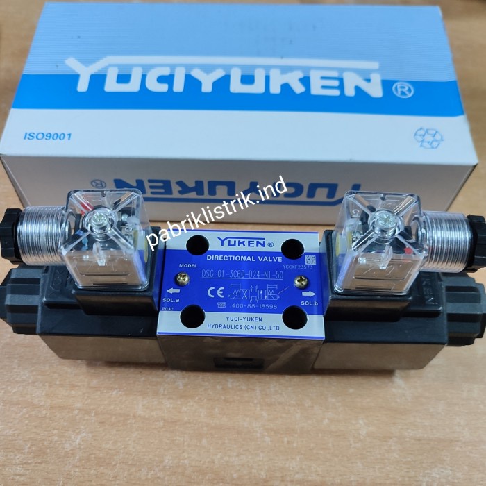 Jual Selenoid valve DSG 01 3C60 D24 N1 50 24V DC Yuci Yuken original ...