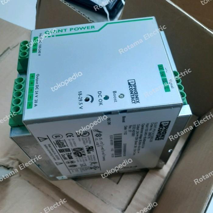 Jual POWER SUPPLY UNIT QUINTPS/1AC/24DC/20 2866776 24VDC 20A PHOENIX