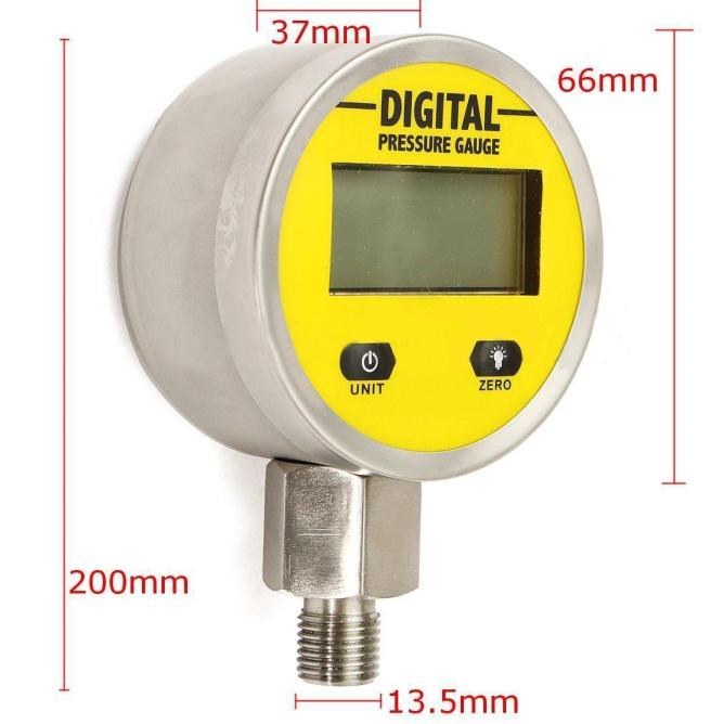 Jual Digital Manometer Pressure Test Gauge Calibrator 250 Bar 2,5 Mpa ...
