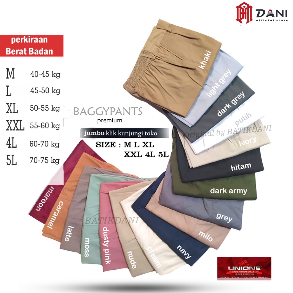 Jual Terdepan BAGGY PANTS PREMIUM AMERICAN DRILL GRADE A CELANA PANJANG ...