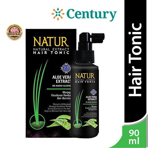 Jual NATUR TONIK ALOE VERA 90 ML / HAIR TONIC / TONIK RAMBUT ...