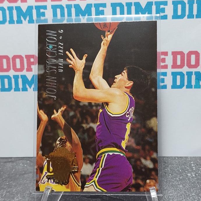 FLEER 遠く Ultra JOHN STOCKTON UTAH JAZZ 134P