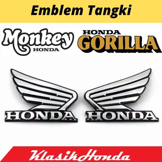 Jual Emblem Tangki Honda Monkey Gorilla Skyteam Gazgas Shopee