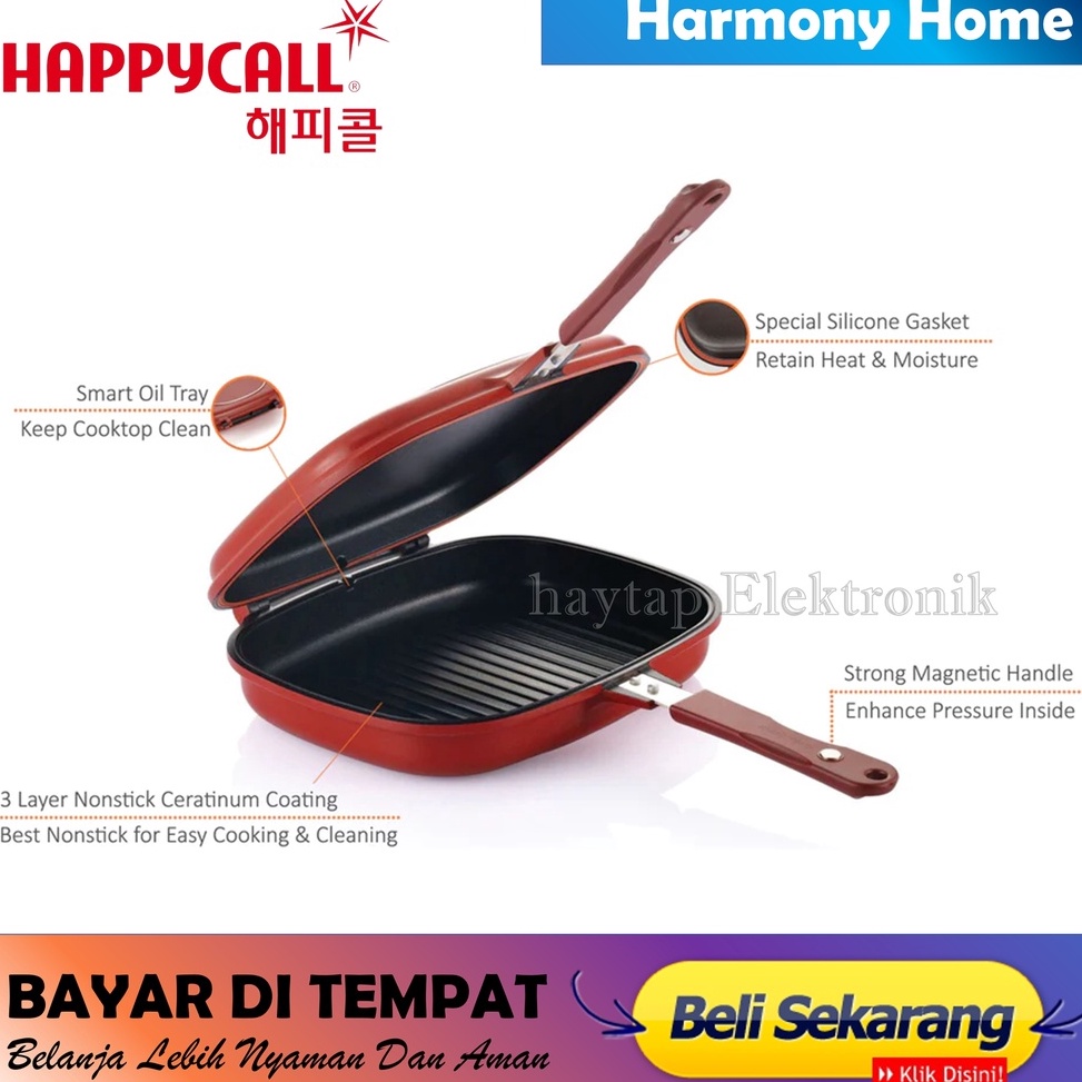 Happycall Double Pan 32cm Jumbo d,C di DDS