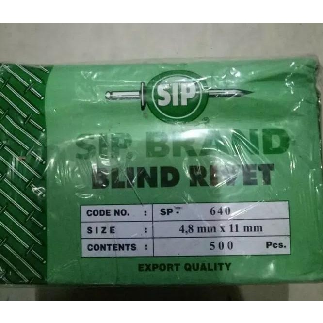 Jual Paku Paku Rivet Sip Sp Paku Lipet Tembak Blind Rivet X Sip Brand Shopee Indonesia