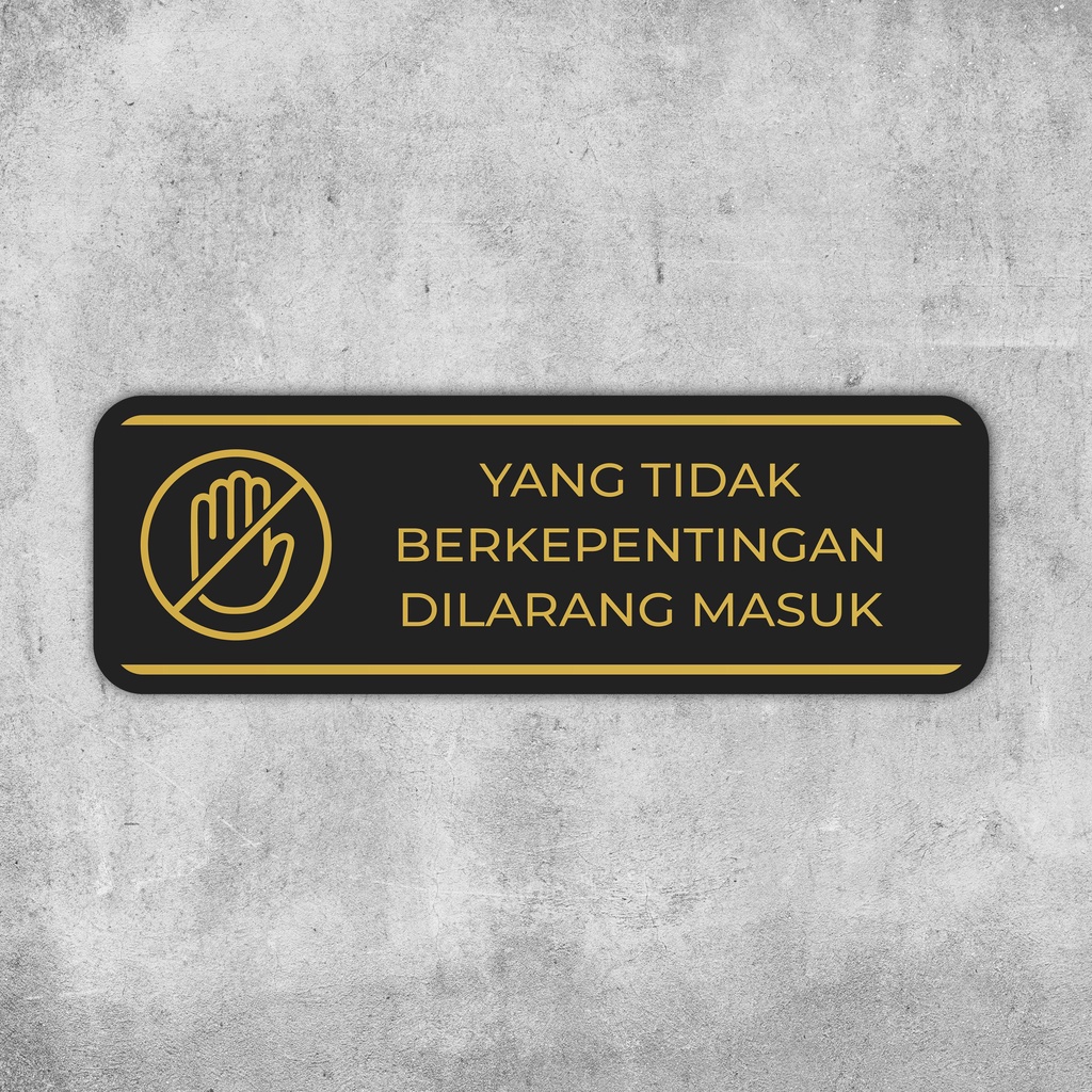 Jual SIGN ACRYLIC PREMIUM 
