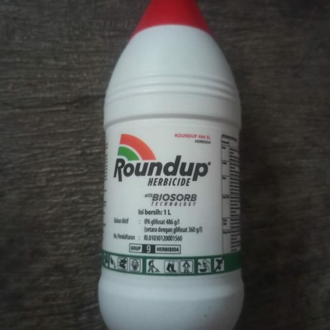 Jual ROUNDUP 486 SL HERBISIDA SISTEMIK RACUN RUMPUT 1 LITER | Shopee ...