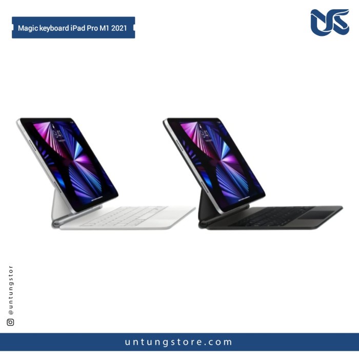 Jual Apple Magic Keyboard For Ipad Pro M1 2 11" & 12,9" Black & White Shopee Indonesia