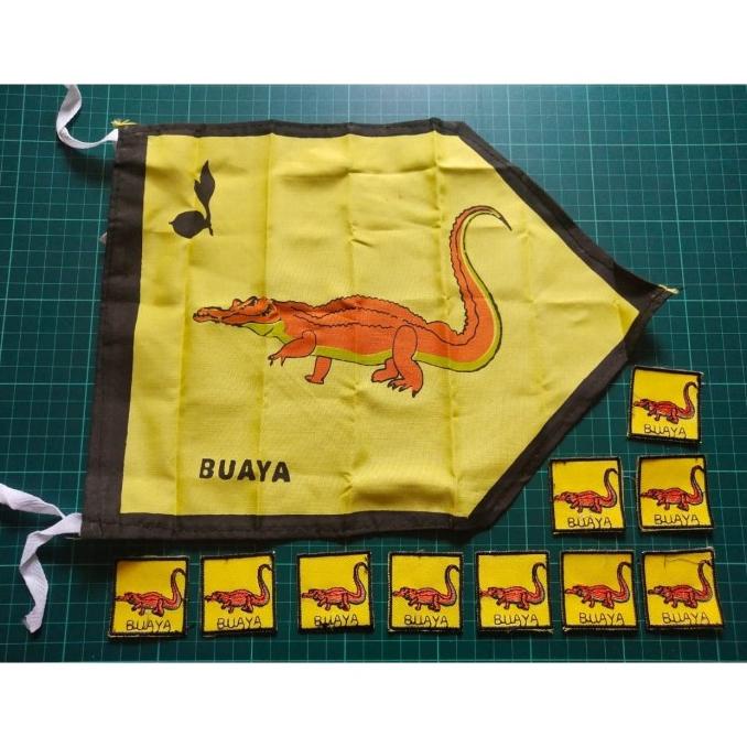 Jual Tanda Regu Buaya Set Bendera Penggalang Putra Pramuka Shopee